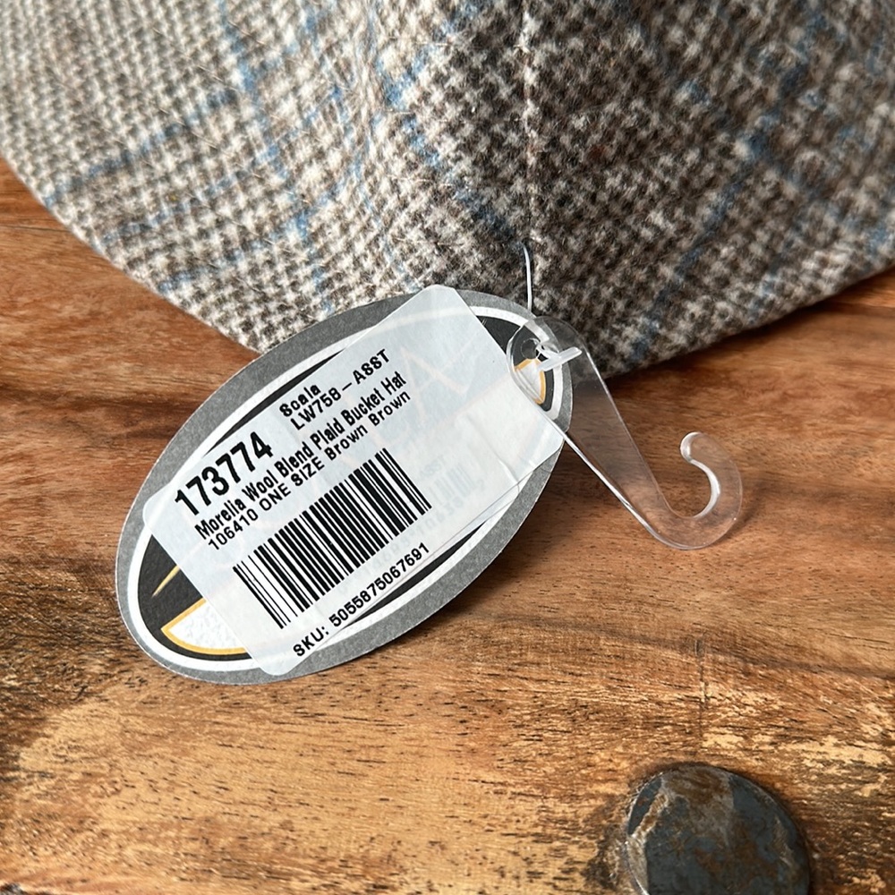 Scala Plaid Bucket Hat - Picture 3 of 6